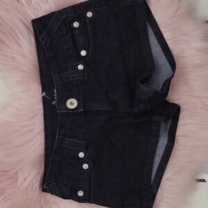 NWOT SEDUCTION BLACK WASH DENIM SHORTS-3